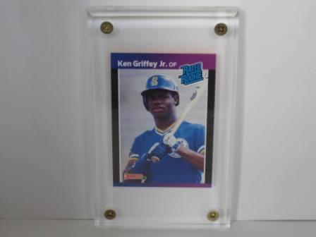 Ken Griffey Jr. RC #33 (w Glass Disp) 1989 Donruss Baseball Card